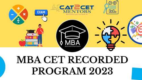 MBA CET RECORDED PROGRAM 2023